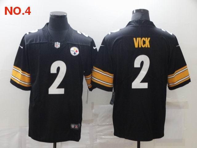 Men's Pittsburgh Steelers #2 Michael Vick Jersey NO.4;